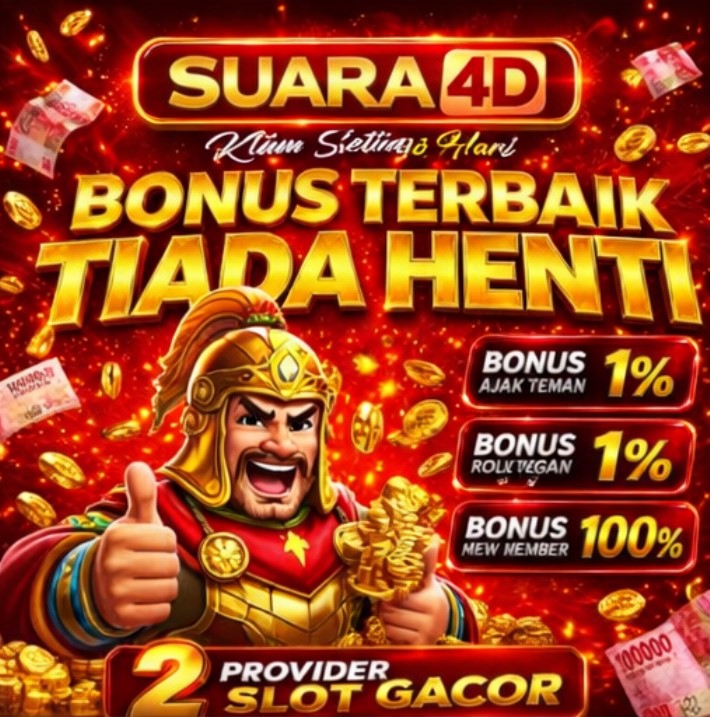 SUARA4D -  Link Resmi Platform Slot Gacor dengan Winrate Tinggi